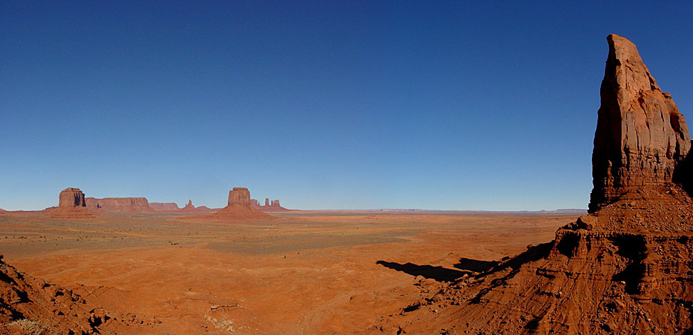 Panorama of Monument Valley, Arizona